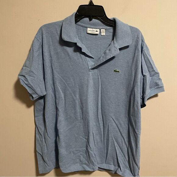 Lacoste Men’s Classic Fit Polo, Light Blue- Size 7 (XXL) - Picture 5 of 6